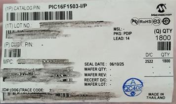 PIC16F1503-I/SL Product Pictures